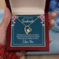 To My Soulmate Thinking of You Keeps Me Awake Forever Necklace w Message Card-Express Your Love Gifts