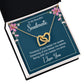 To My Soulmate Thinking of You Keeps Me Awake Inseparable Necklace-Express Your Love Gifts
