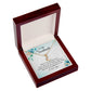 To My Soulmate When I Tell You I Love You Alluring Ribbon Necklace Message Card-Express Your Love Gifts