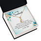 To My Soulmate When I Tell You I Love You Alluring Ribbon Necklace Message Card-Express Your Love Gifts