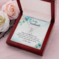 To My Soulmate When I Tell You I Love You Alluring Ribbon Necklace Message Card-Express Your Love Gifts