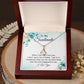 To My Soulmate When I Tell You I Love You Alluring Ribbon Necklace Message Card-Express Your Love Gifts