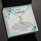 To My Soulmate When I Tell You I Love You Alluring Ribbon Necklace Message Card-Express Your Love Gifts