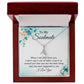 To My Soulmate When I Tell You I Love You Alluring Ribbon Necklace Message Card-Express Your Love Gifts