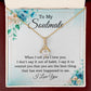 To My Soulmate When I Tell You I Love You Alluring Ribbon Necklace Message Card-Express Your Love Gifts