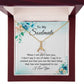 To My Soulmate When I Tell You I Love You Alluring Ribbon Necklace Message Card-Express Your Love Gifts