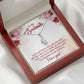 To My Soulmate You're My Best Friend Alluring Ribbon Necklace Message Card-Express Your Love Gifts