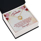 To My Soulmate You're My Best Friend Infinity Knot Necklace Message Card-Express Your Love Gifts