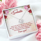 To My Soulmate You're My Best Friend Infinity Knot Necklace Message Card-Express Your Love Gifts