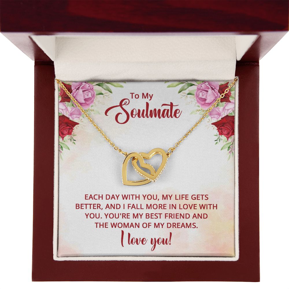 To My Soulmate You're My Best Friend Inseparable Necklace-Express Your Love Gifts
