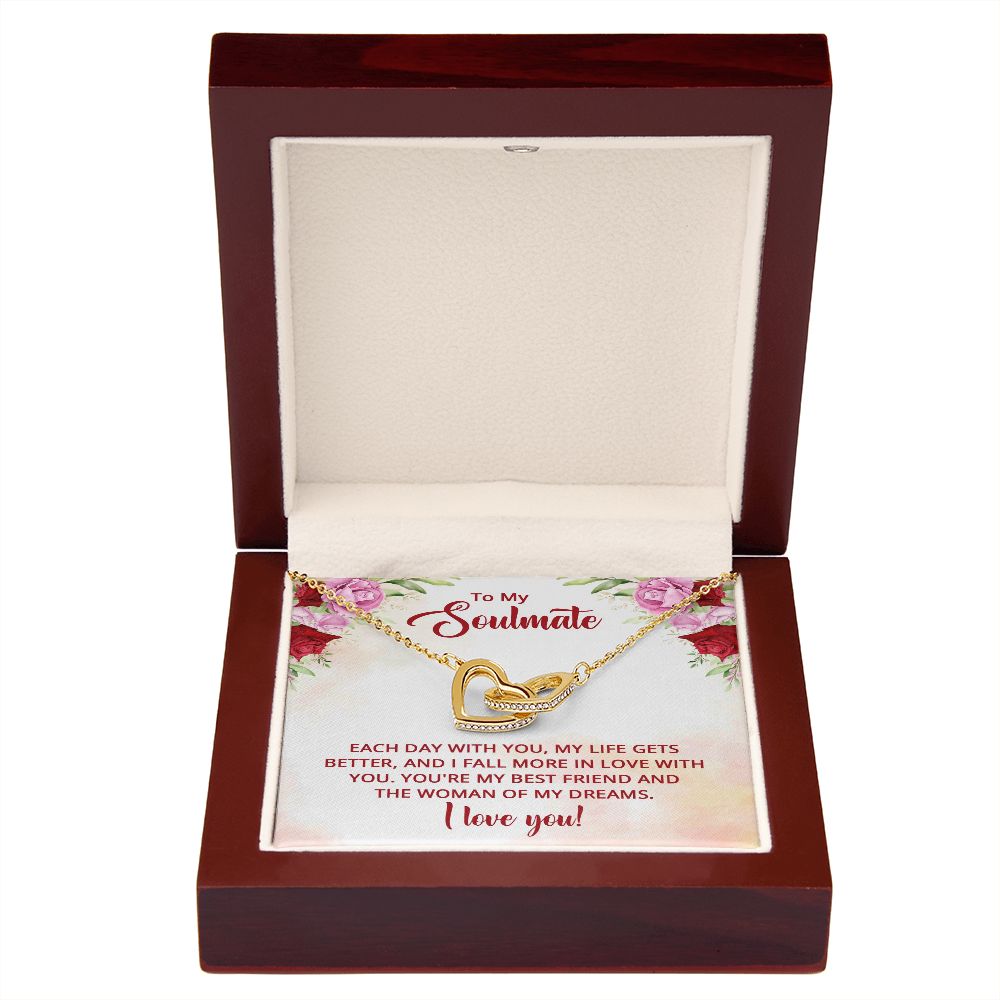 To My Soulmate You're My Best Friend Inseparable Necklace-Express Your Love Gifts