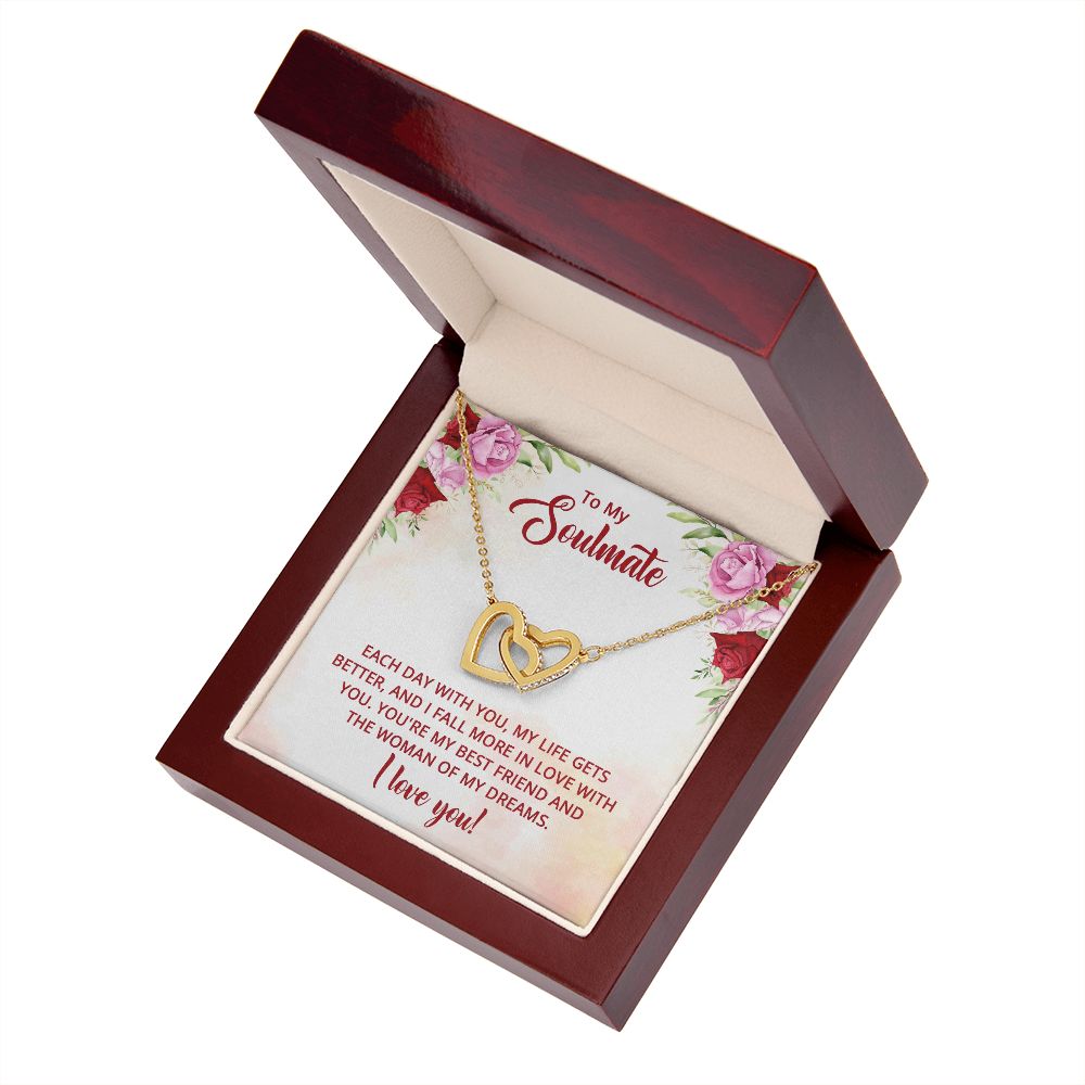 To My Soulmate You're My Best Friend Inseparable Necklace-Express Your Love Gifts
