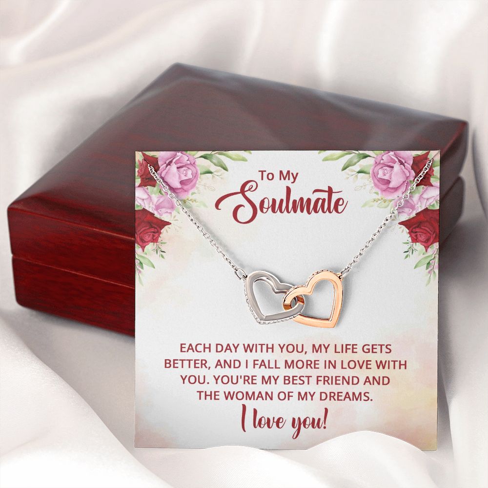 To My Soulmate You're My Best Friend Inseparable Necklace-Express Your Love Gifts