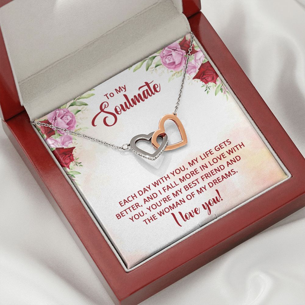 To My Soulmate You're My Best Friend Inseparable Necklace-Express Your Love Gifts