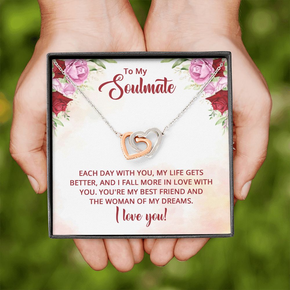 To My Soulmate You're My Best Friend Inseparable Necklace-Express Your Love Gifts