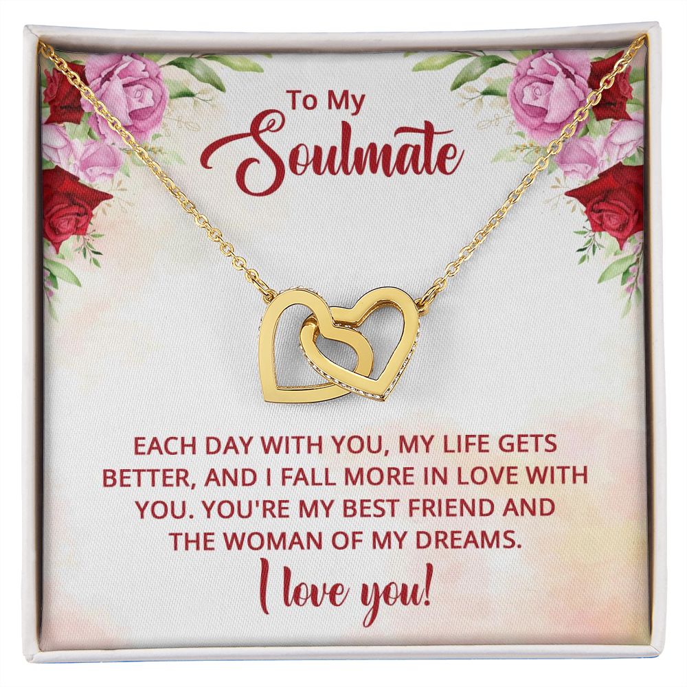 To My Soulmate You're My Best Friend Inseparable Necklace-Express Your Love Gifts