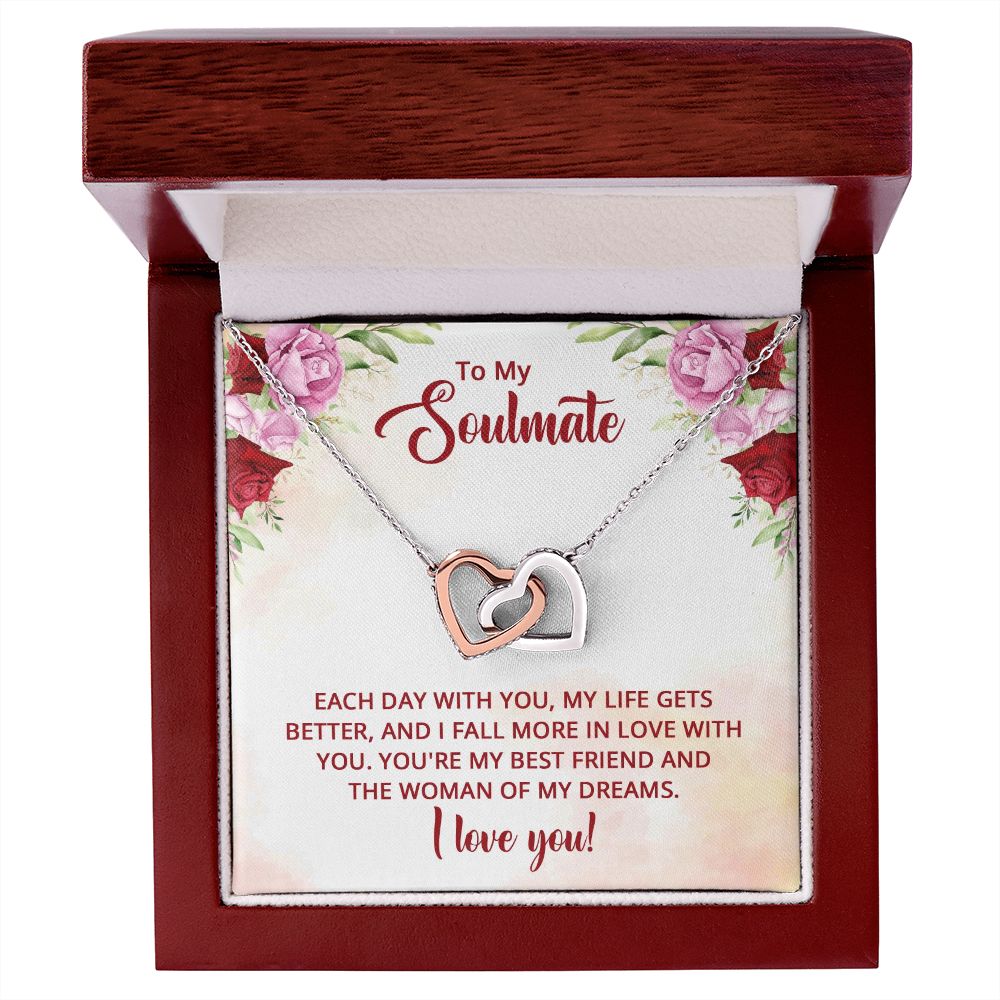 To My Soulmate You're My Best Friend Inseparable Necklace-Express Your Love Gifts