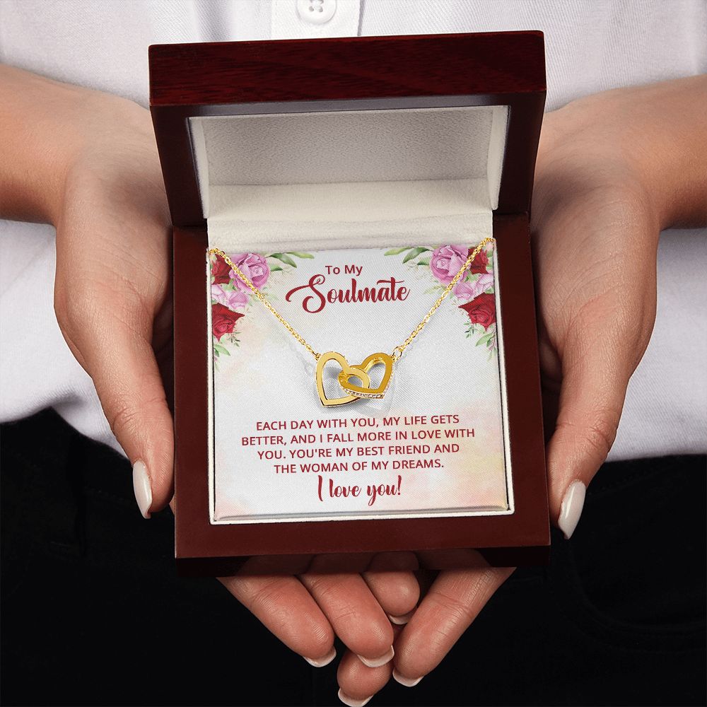 To My Soulmate You're My Best Friend Inseparable Necklace-Express Your Love Gifts