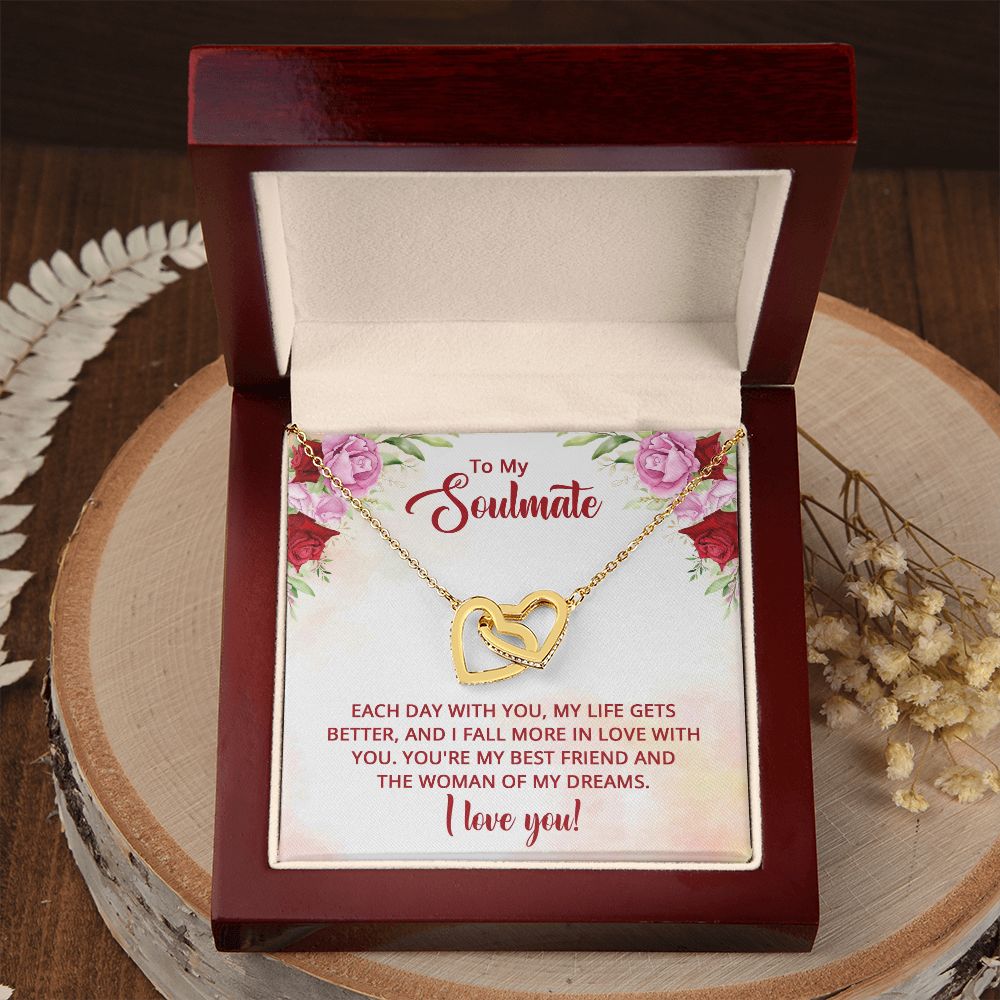 To My Soulmate You're My Best Friend Inseparable Necklace-Express Your Love Gifts