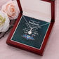 To My Soulmate You're My Love Alluring Ribbon Necklace Message Card-Express Your Love Gifts