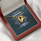 To My Soulmate You're My Love Forever Necklace w Message Card-Express Your Love Gifts