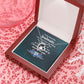 To My Soulmate You're My Love Forever Necklace w Message Card-Express Your Love Gifts