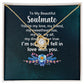To My Soulmate You're My Love Infinity Knot Necklace Message Card-Express Your Love Gifts