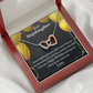 To My Stepdaughter Birthday Message Inseparable Necklace-Express Your Love Gifts