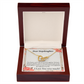 To My Stepdaughter Bound Together Inseparable Necklace-Express Your Love Gifts