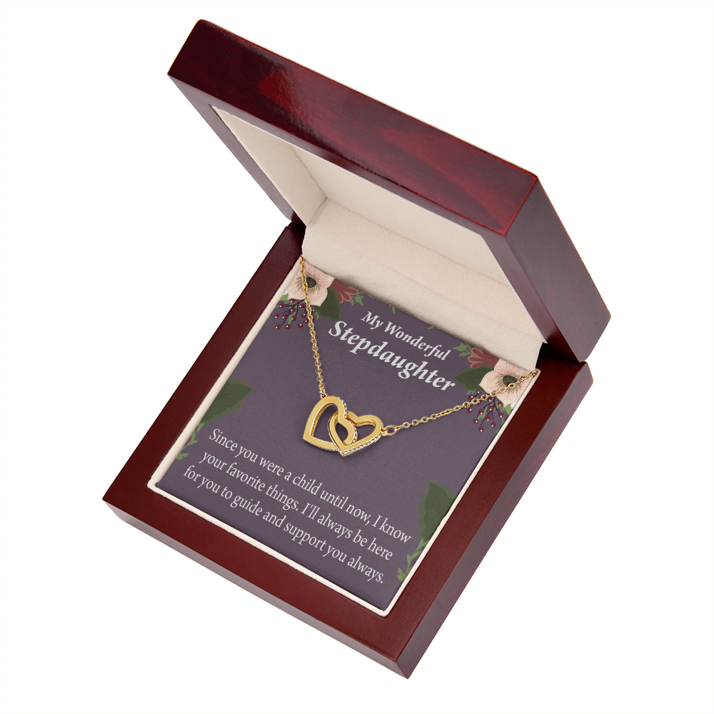 To My Stepdaughter Heart Keeper Inseparable Necklace-Express Your Love Gifts