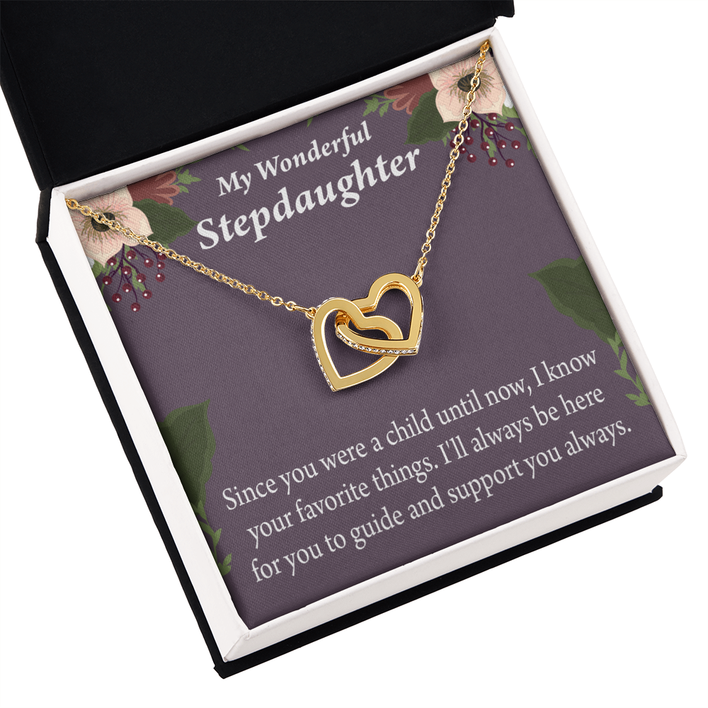 To My Stepdaughter Heart Keeper Inseparable Necklace-Express Your Love Gifts