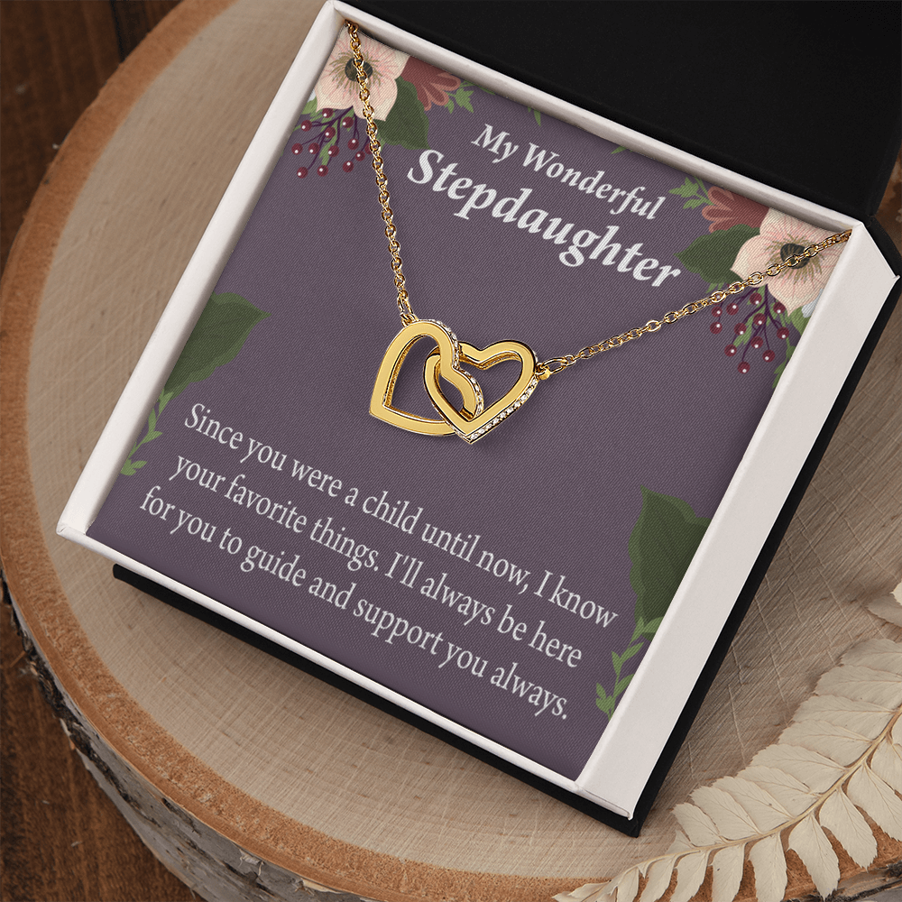 To My Stepdaughter Heart Keeper Inseparable Necklace-Express Your Love Gifts