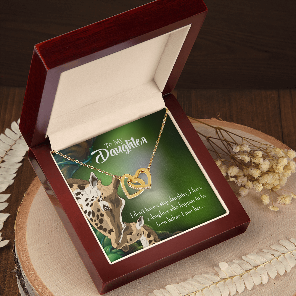 To My Stepdaughter I Have a Daughter From Mom Inseparable Necklace-Express Your Love Gifts