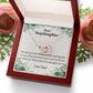 To My Stepdaughter Keep Your Dreams Alive From Dad Inseparable Necklace-Express Your Love Gifts