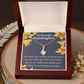 To My Stepdaughter Life's Gift Alluring Ribbon Necklace Message Card-Express Your Love Gifts