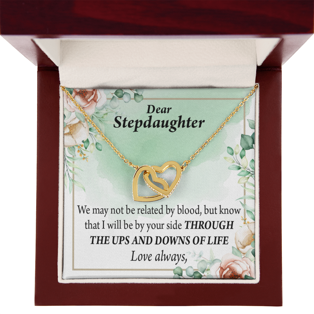 To My Stepdaughter Love Always Inseparable Necklace-Express Your Love Gifts