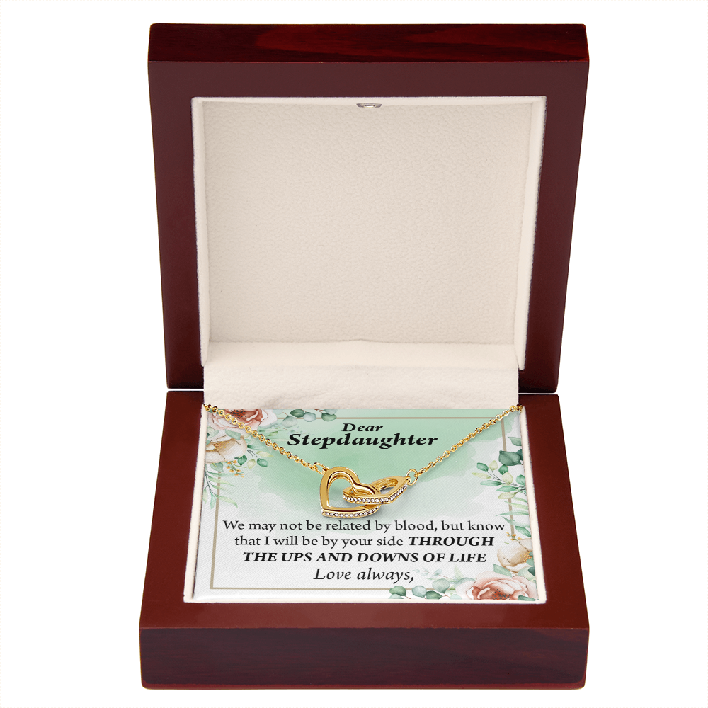 To My Stepdaughter Love Always Inseparable Necklace-Express Your Love Gifts