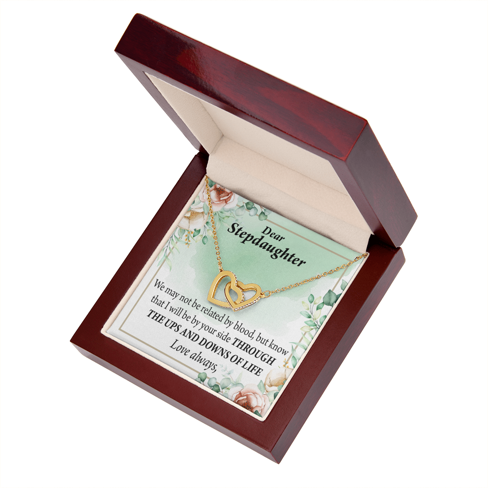 To My Stepdaughter Love Always Inseparable Necklace-Express Your Love Gifts