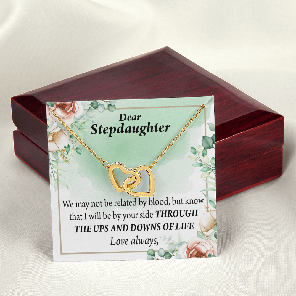 To My Stepdaughter Love Always Inseparable Necklace-Express Your Love Gifts