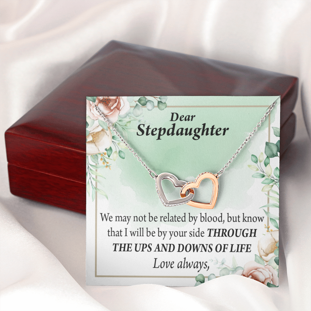 To My Stepdaughter Love Always Inseparable Necklace-Express Your Love Gifts