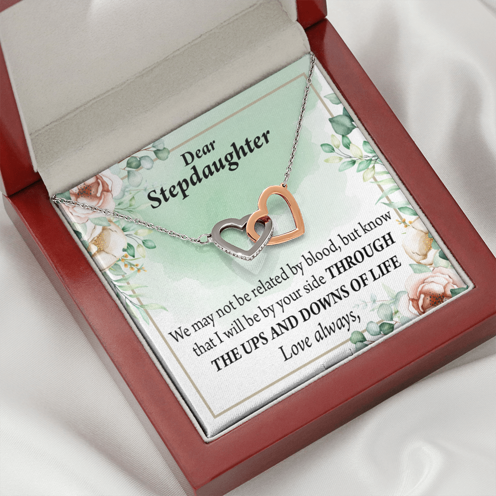 To My Stepdaughter Love Always Inseparable Necklace-Express Your Love Gifts