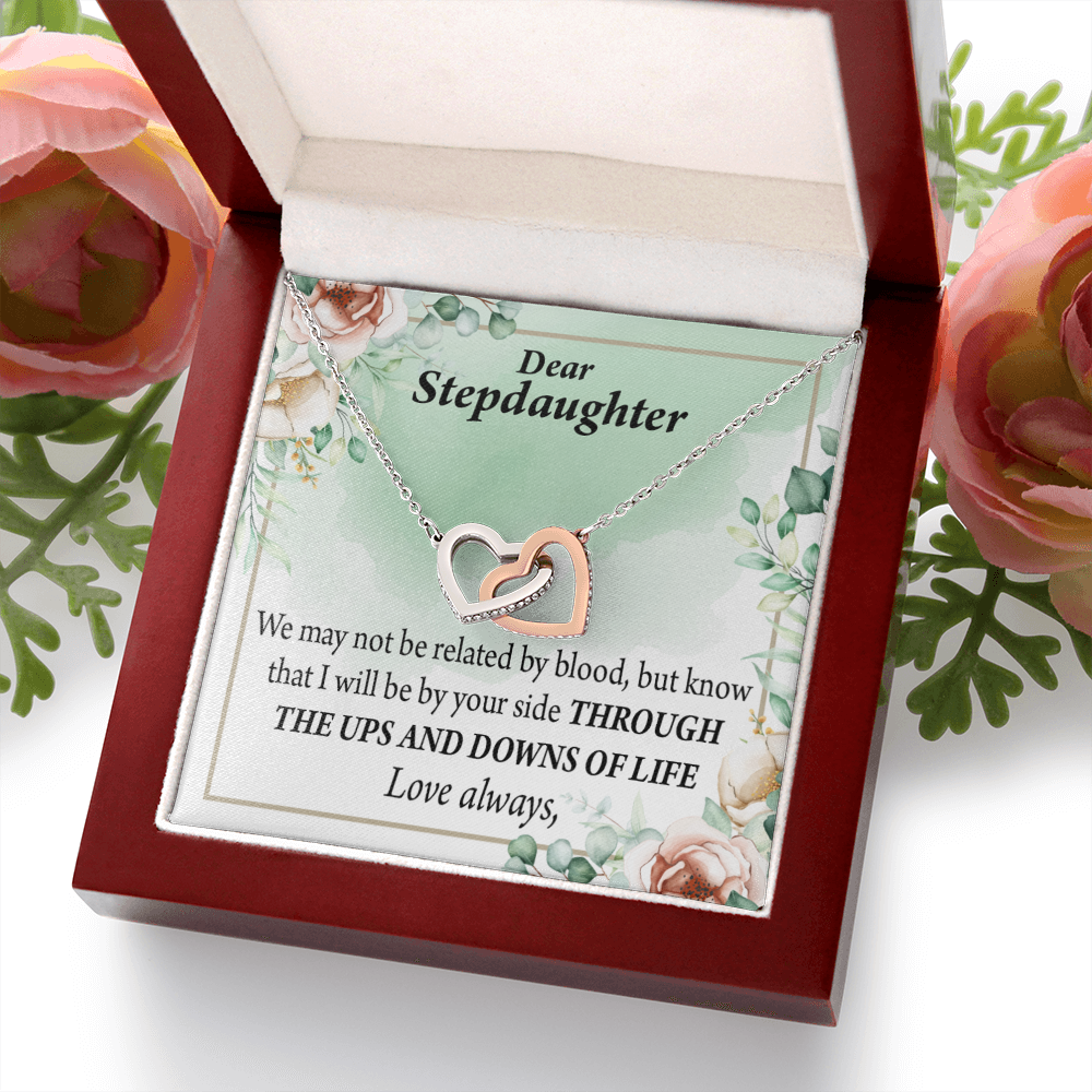 To My Stepdaughter Love Always Inseparable Necklace-Express Your Love Gifts
