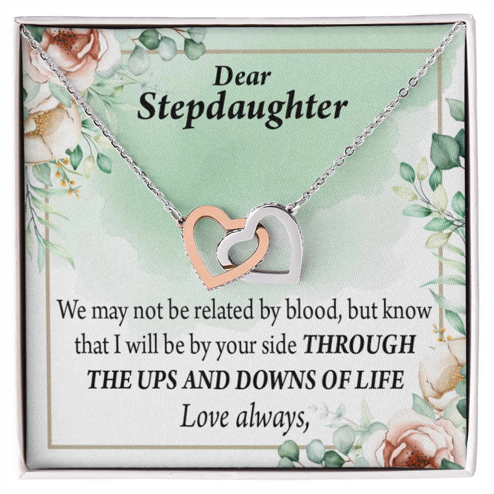 To My Stepdaughter Love Always Inseparable Necklace-Express Your Love Gifts