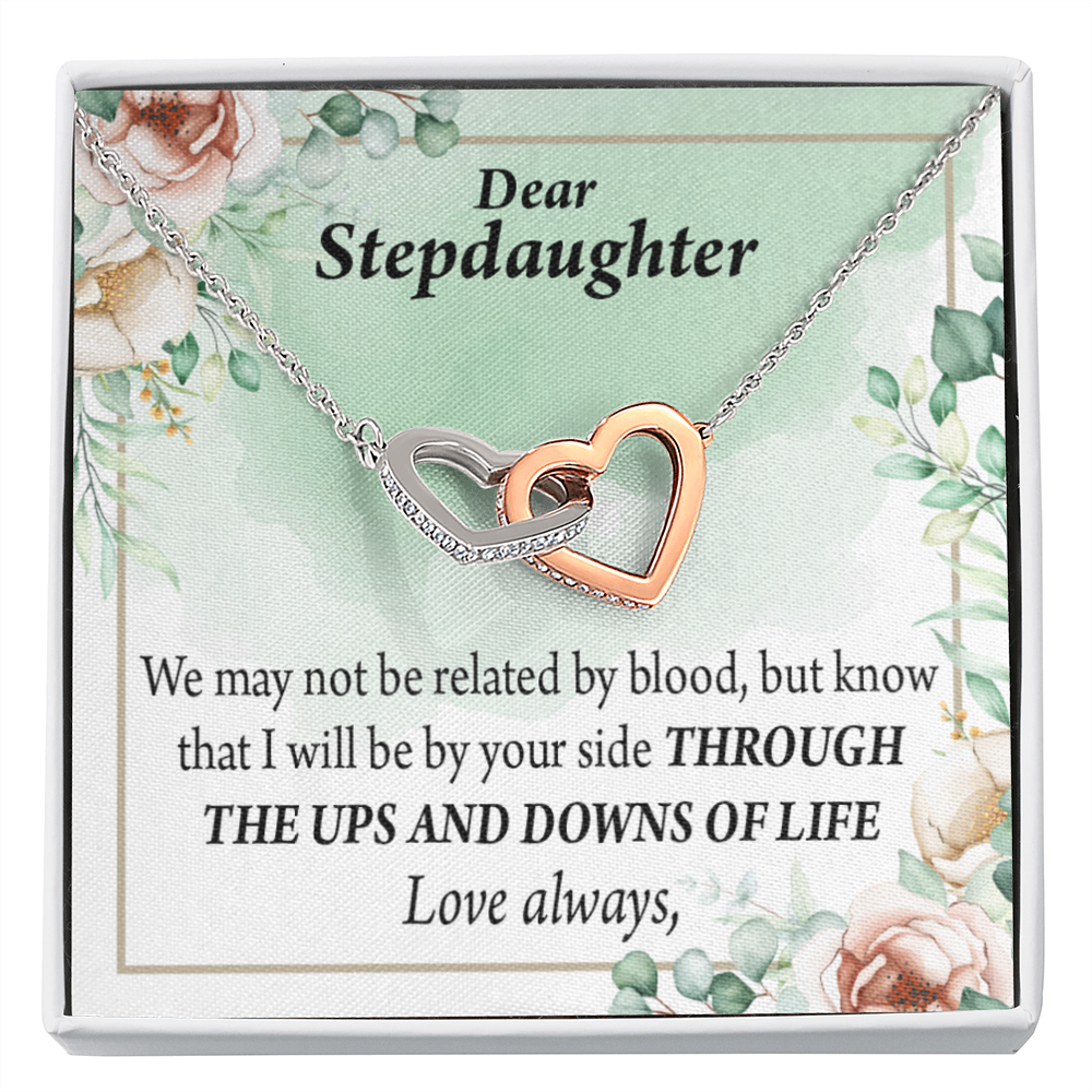 To My Stepdaughter Love Always Inseparable Necklace-Express Your Love Gifts