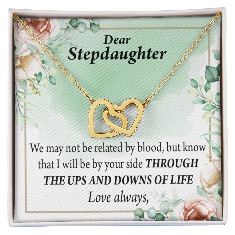 To My Stepdaughter Love Always Inseparable Necklace-Express Your Love Gifts