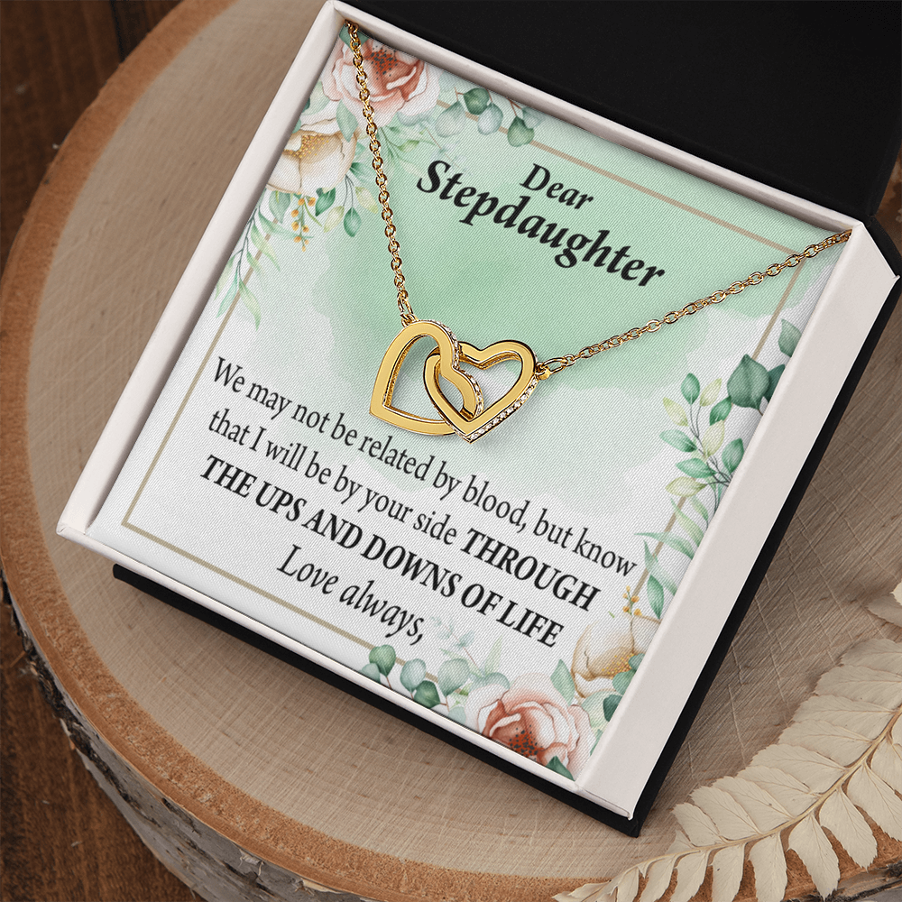 To My Stepdaughter Love Always Inseparable Necklace-Express Your Love Gifts