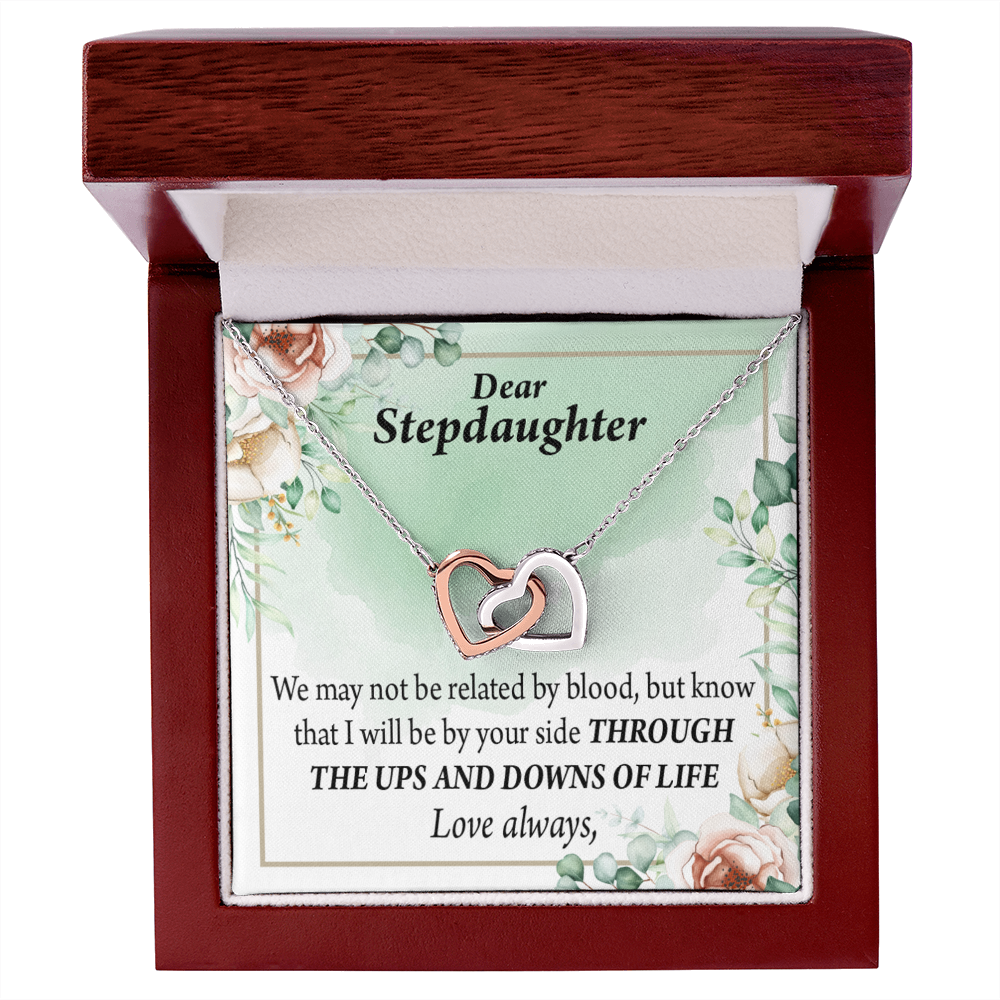 To My Stepdaughter Love Always Inseparable Necklace-Express Your Love Gifts