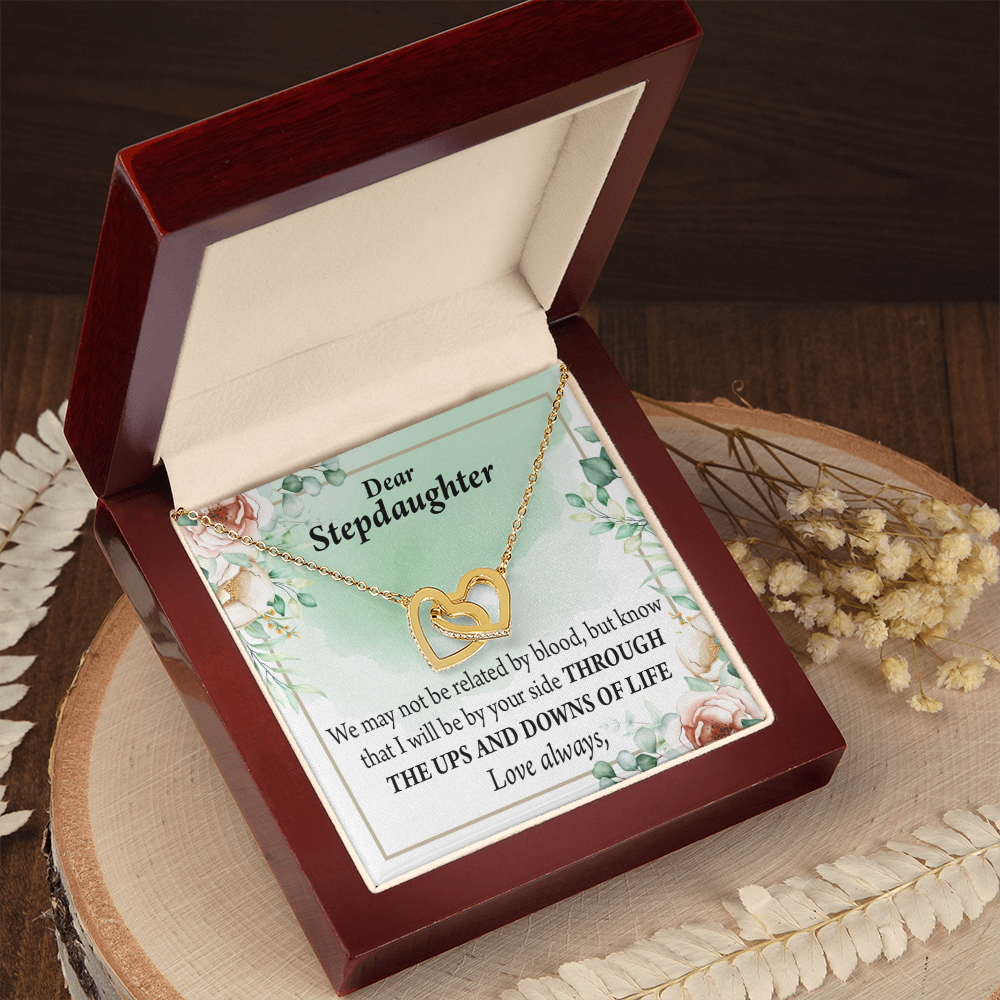 To My Stepdaughter Love Always Inseparable Necklace-Express Your Love Gifts