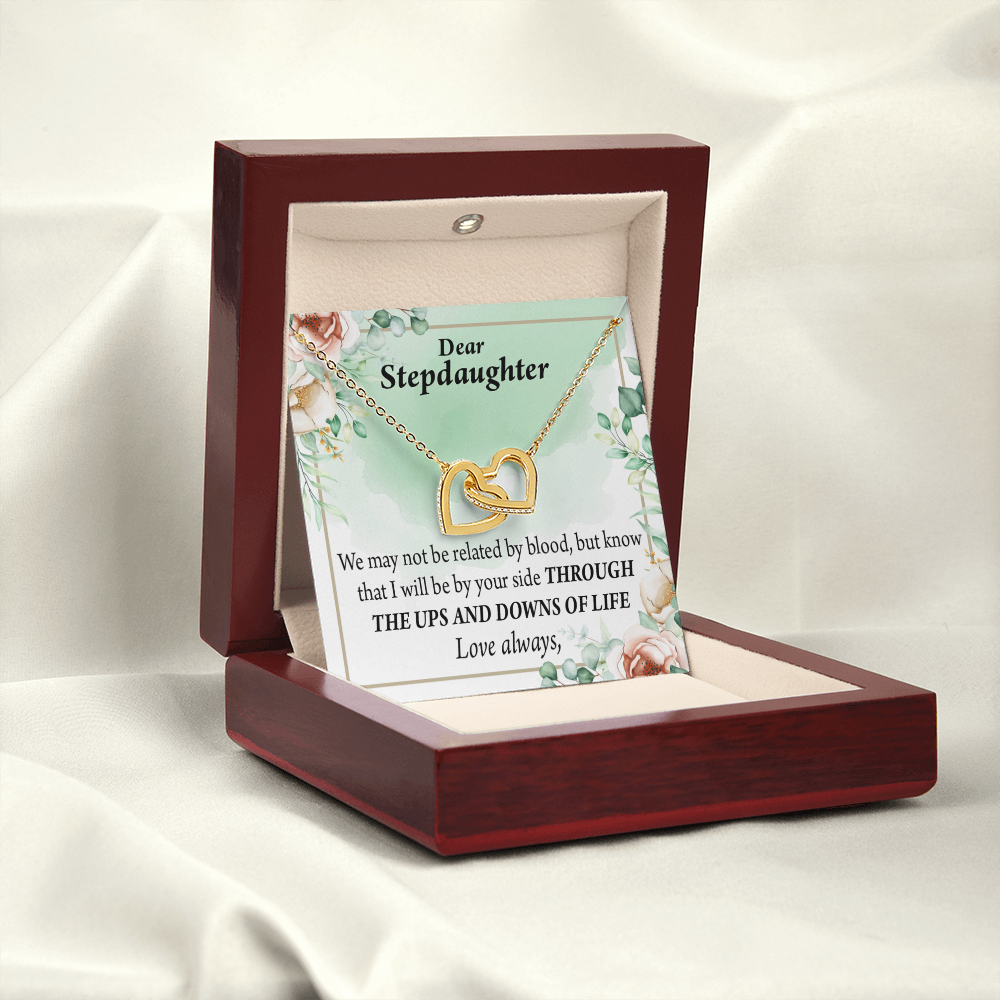 To My Stepdaughter Love Always Inseparable Necklace-Express Your Love Gifts