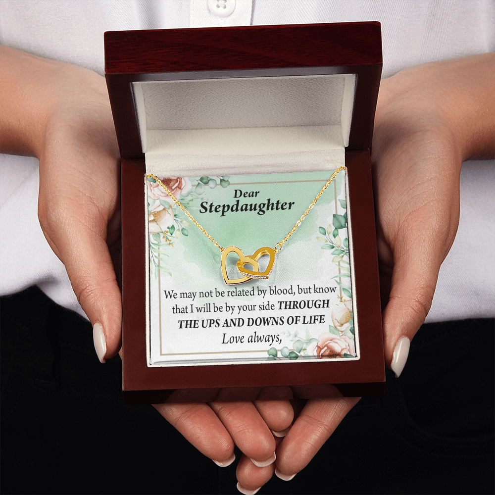To My Stepdaughter Love Always Inseparable Necklace-Express Your Love Gifts